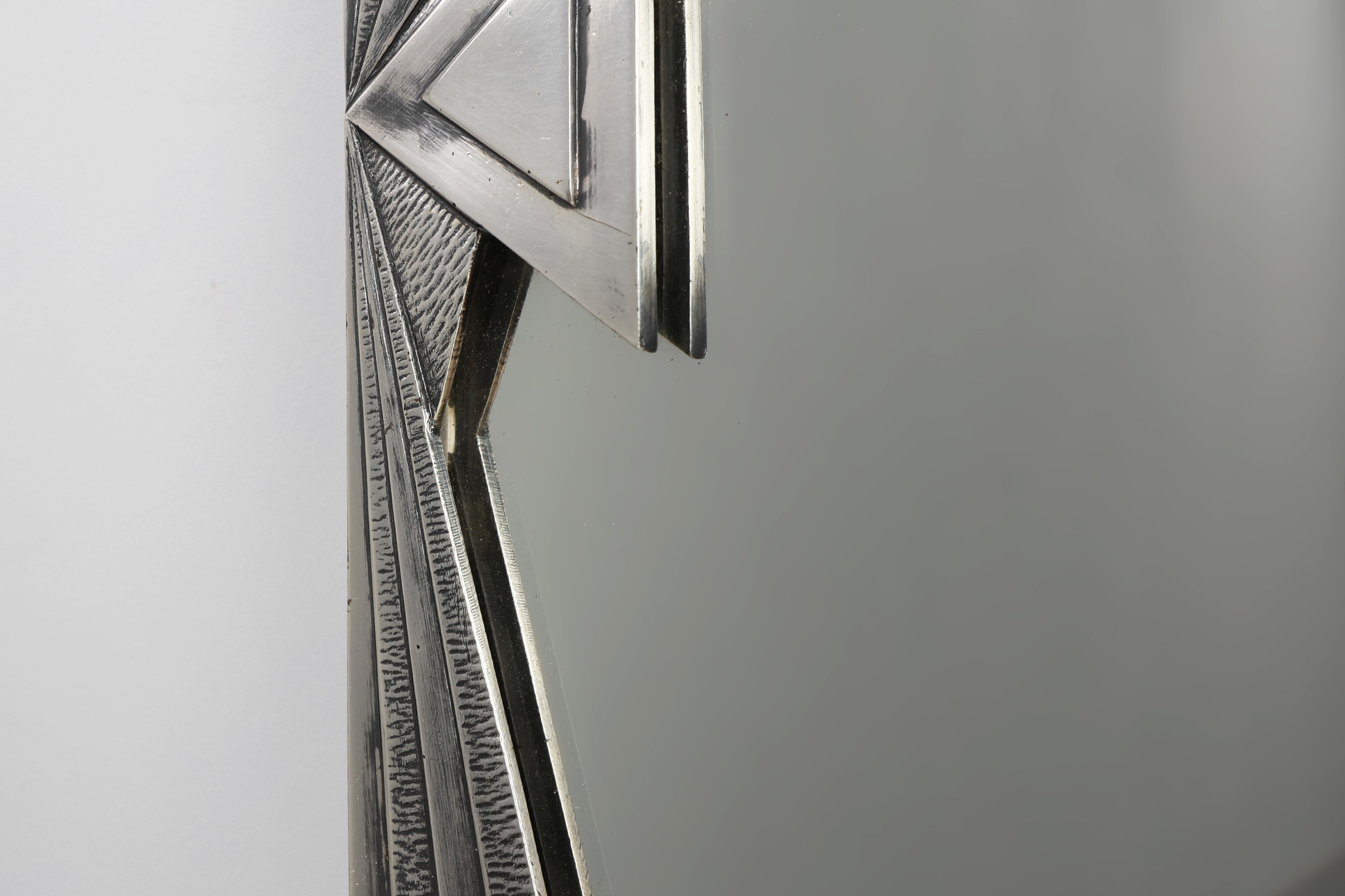 Art Deco Wall Mirror with Emiel Matthijssens Label, Belgium ca. 1920thumbnail